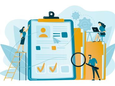 Recruiters searching for the best talent through a smart hiring process